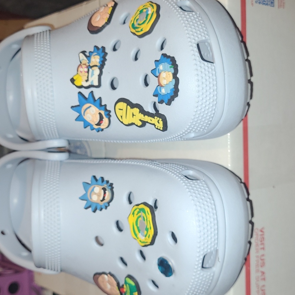 **Light Blue platform CROCS with or without jewels - Picture 2 of 12